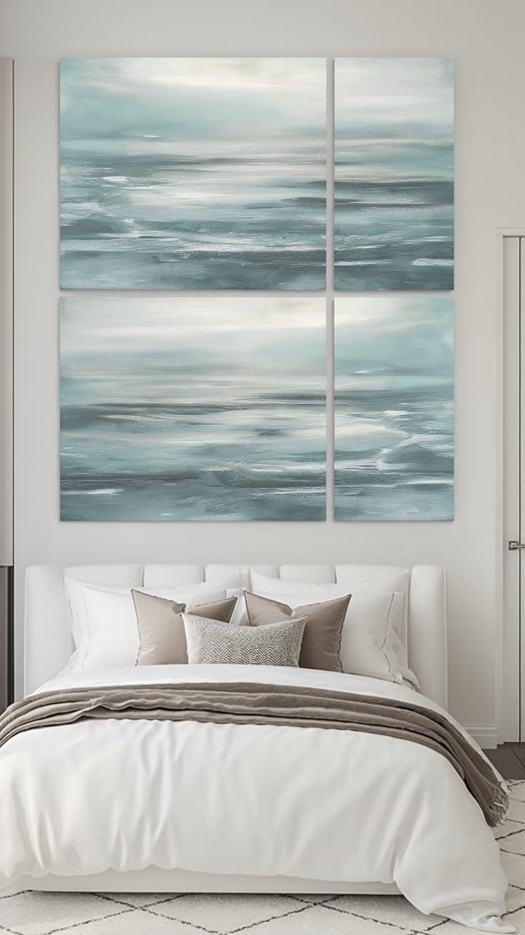 artistic three panel prints