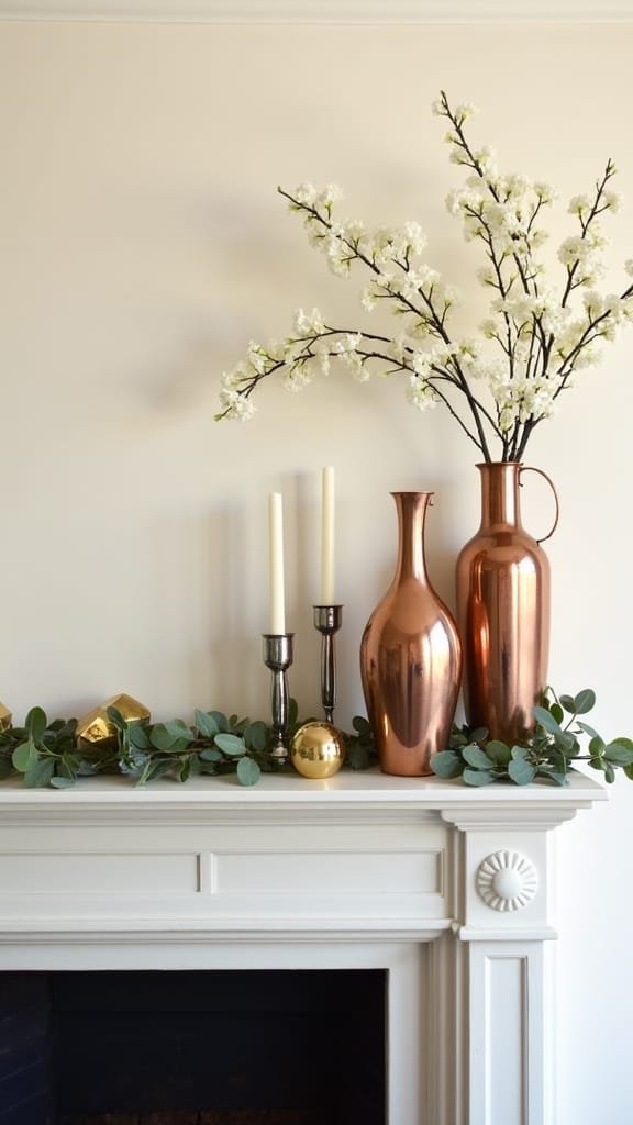 botanical inspired metal design