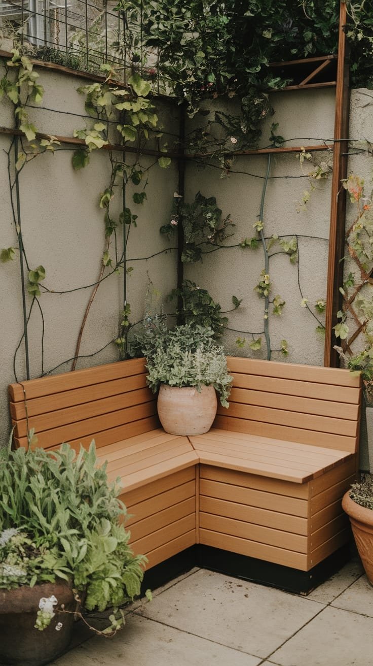 build a corner bench