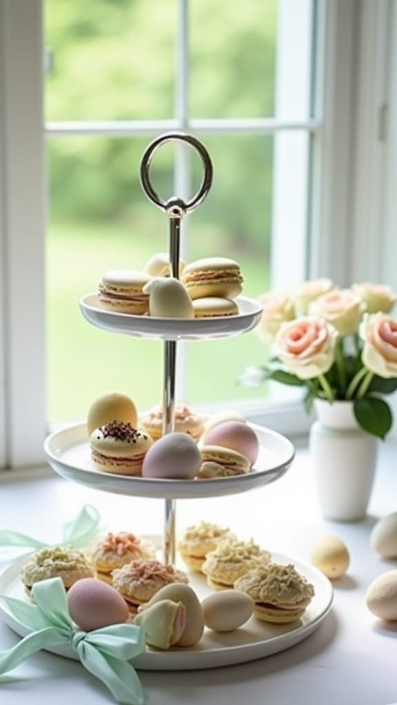 charming pastel themed tea gathering