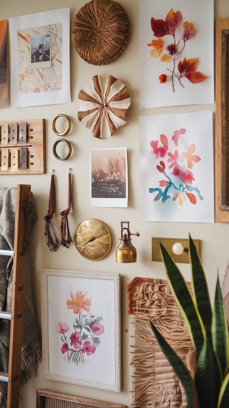 creative layered art pieces