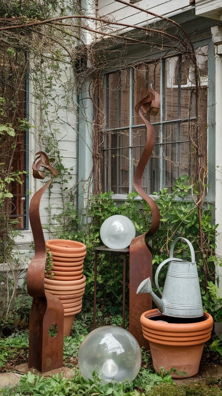 creative outdoor art installation