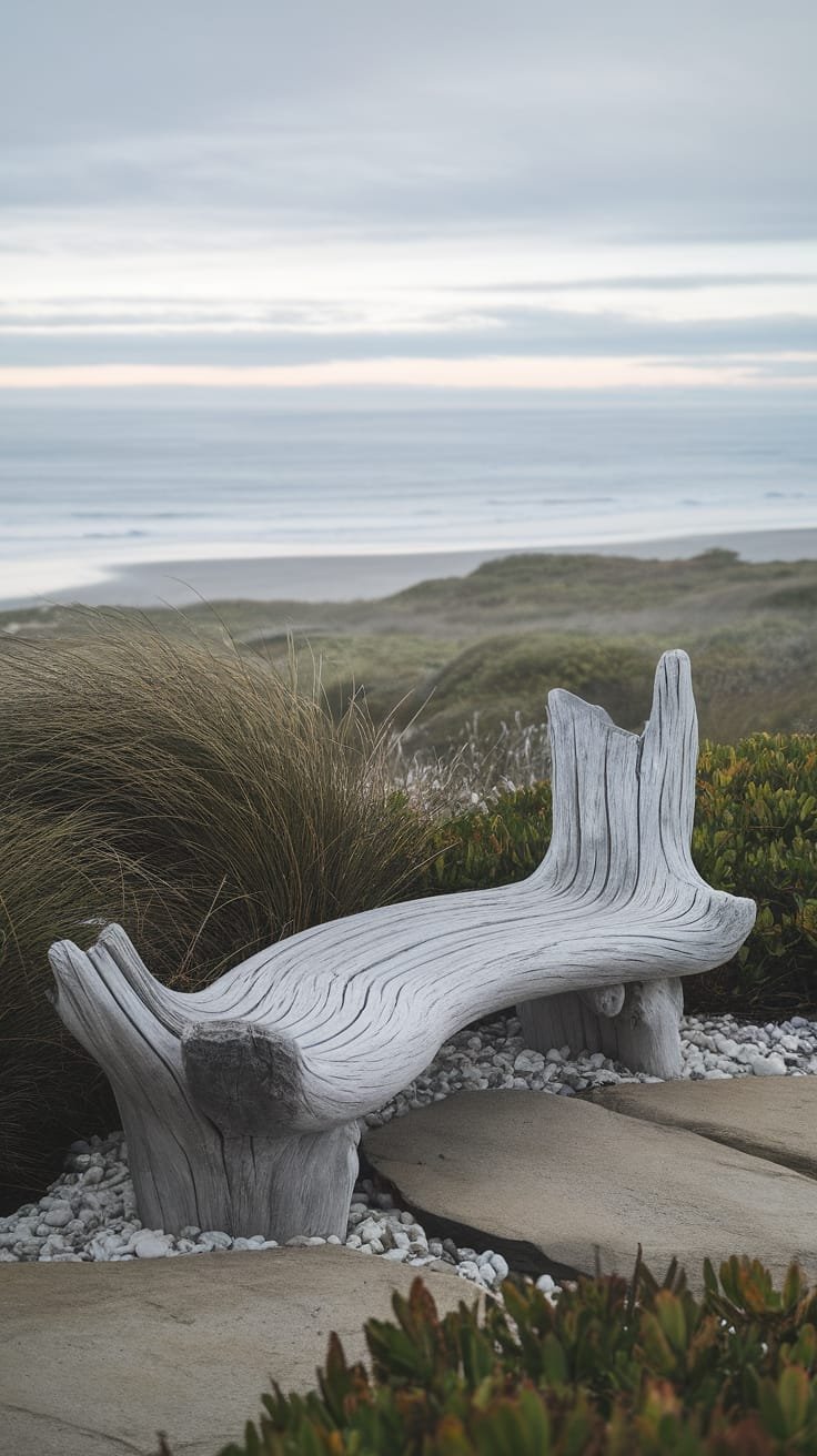 natural beach inspired seating