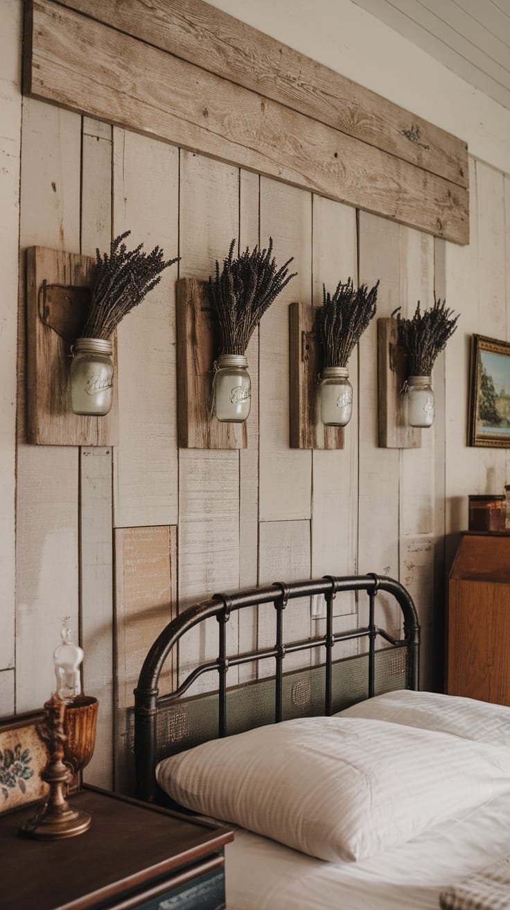 natural wooden wall feature