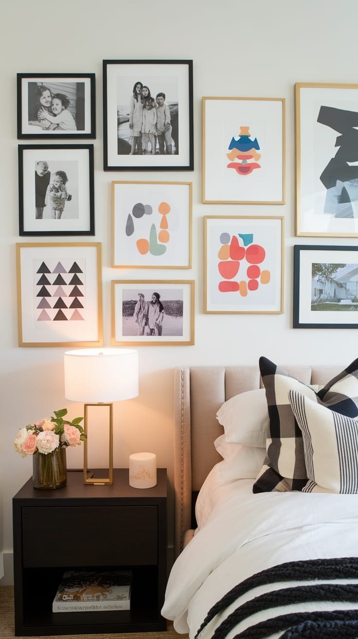 personalized art photo display