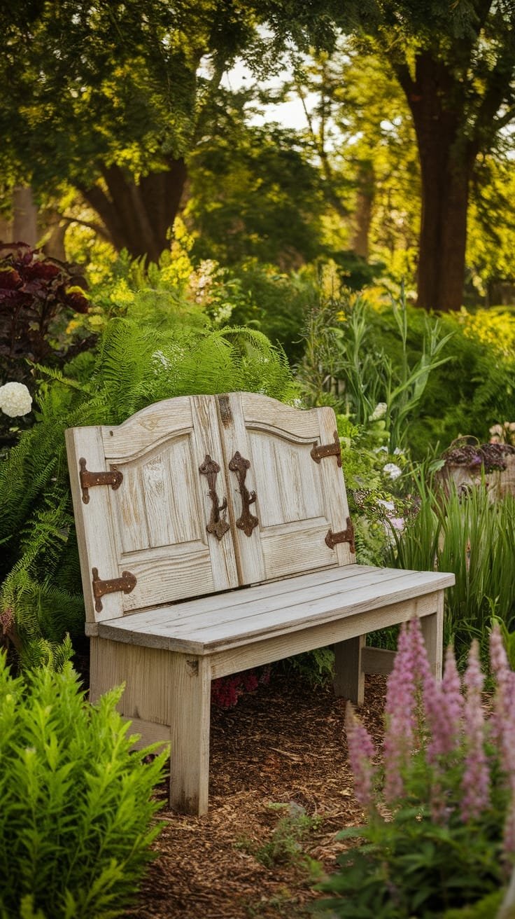 rustic outdoor seating solution