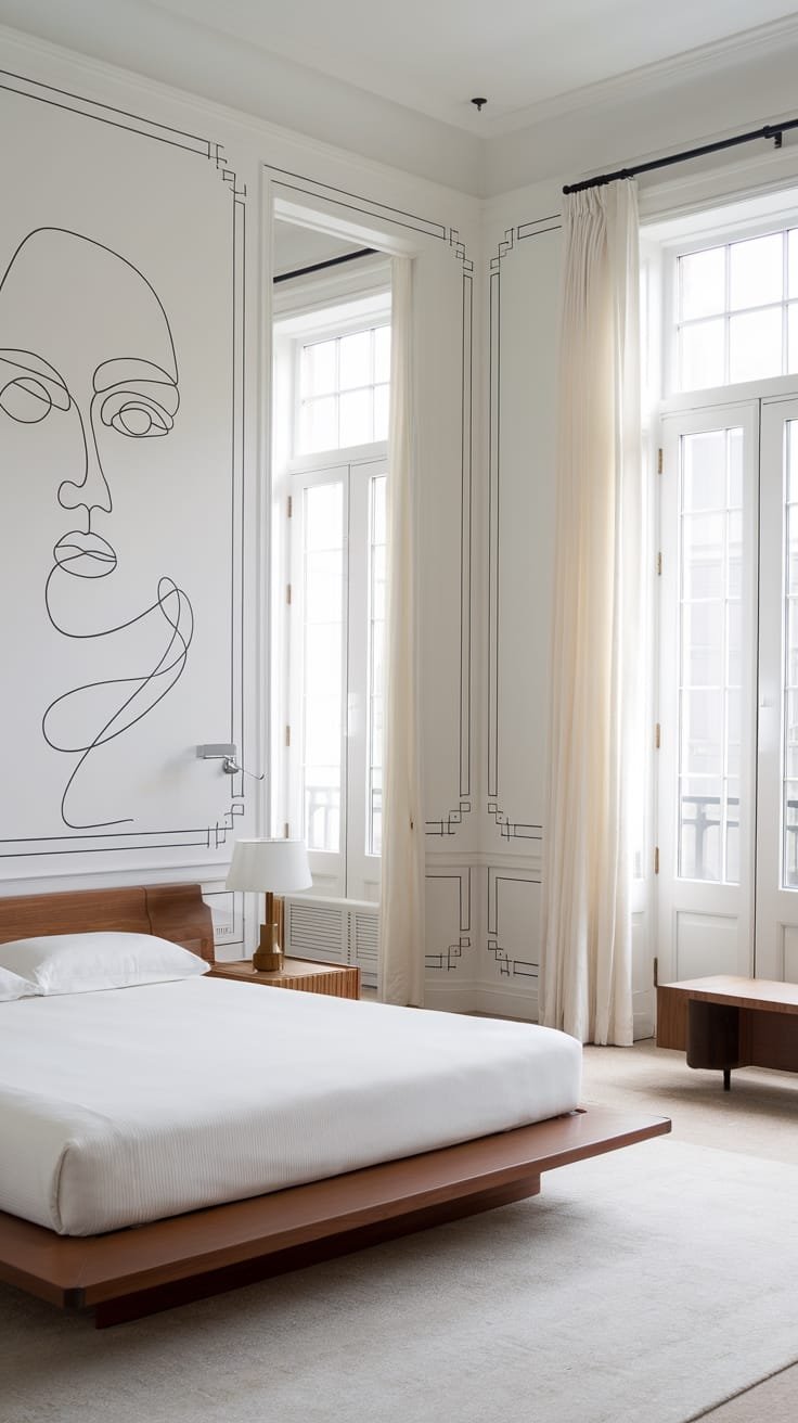 simple elegant line drawings