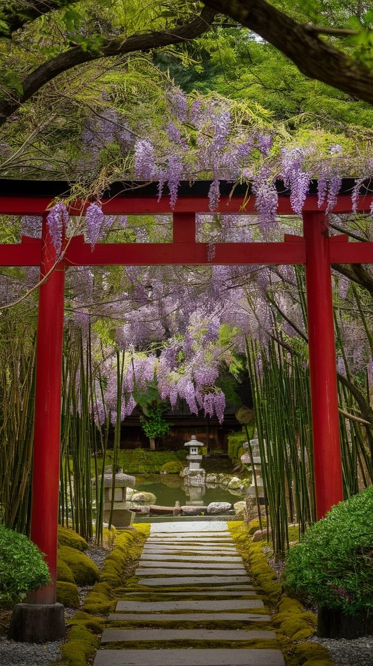 torii gate entrance design