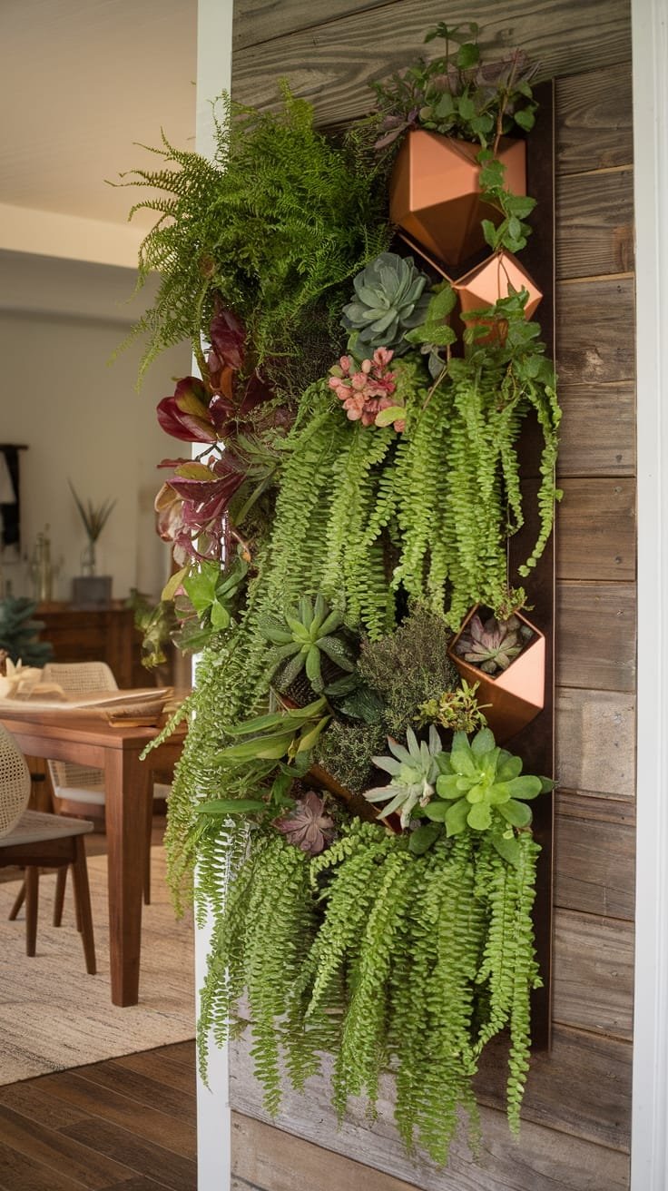 vertical gardening wall design