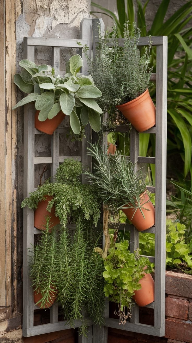vertical herb garden design