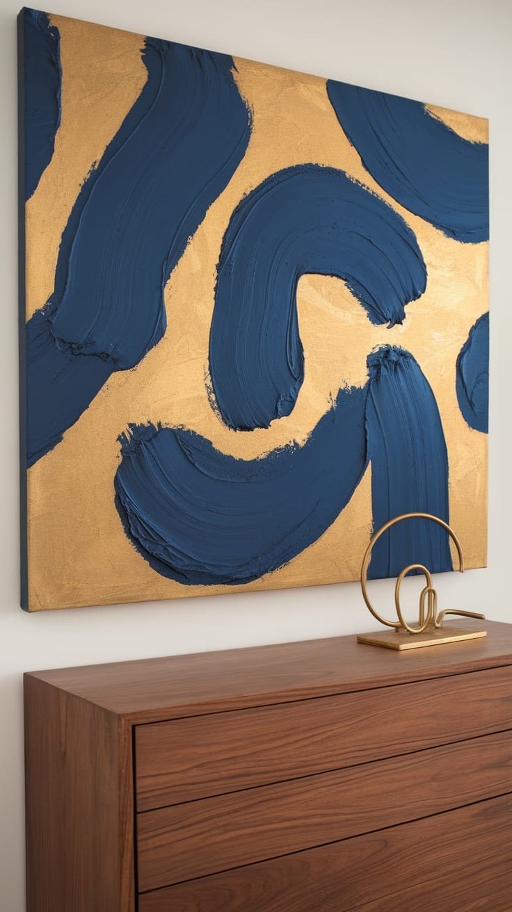 vibrant expansive art installation