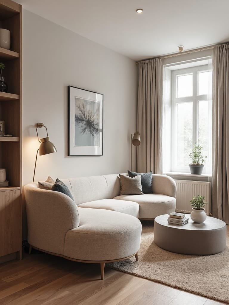 choose curved furniture options