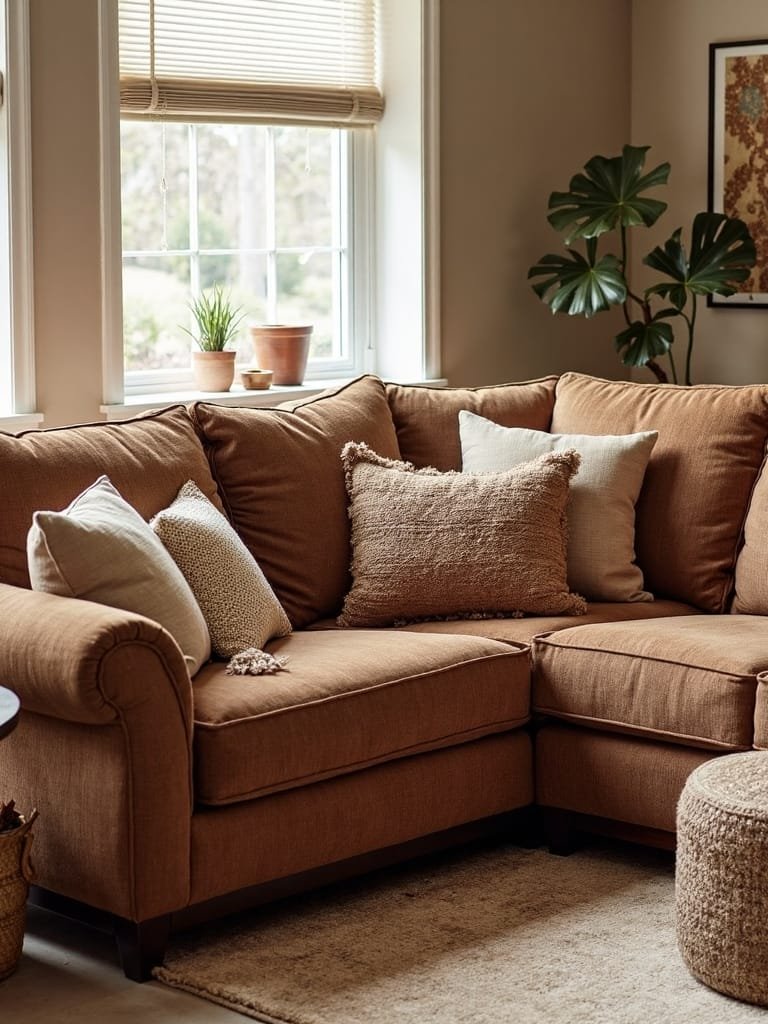 cozy oversized sectional seating
