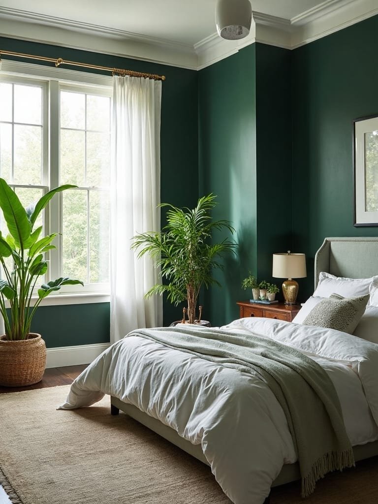 dramatic contrast of colors