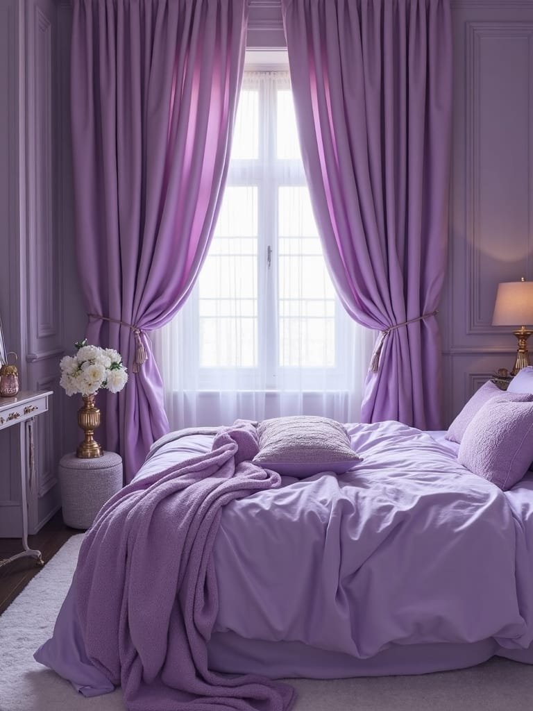 lavender textiles promote tranquility