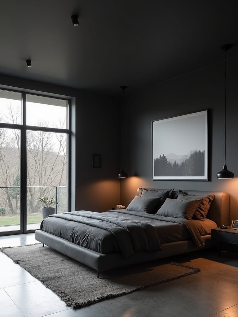 modern black and grey decor