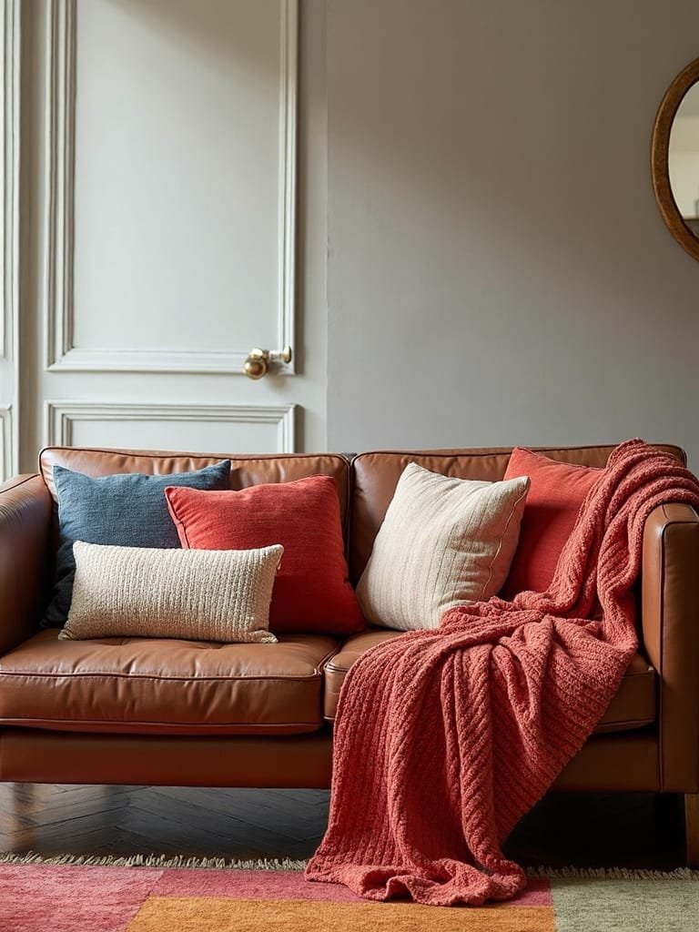 pillow and throw placement