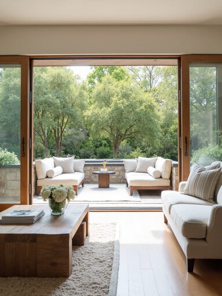 seamless indoor outdoor connection