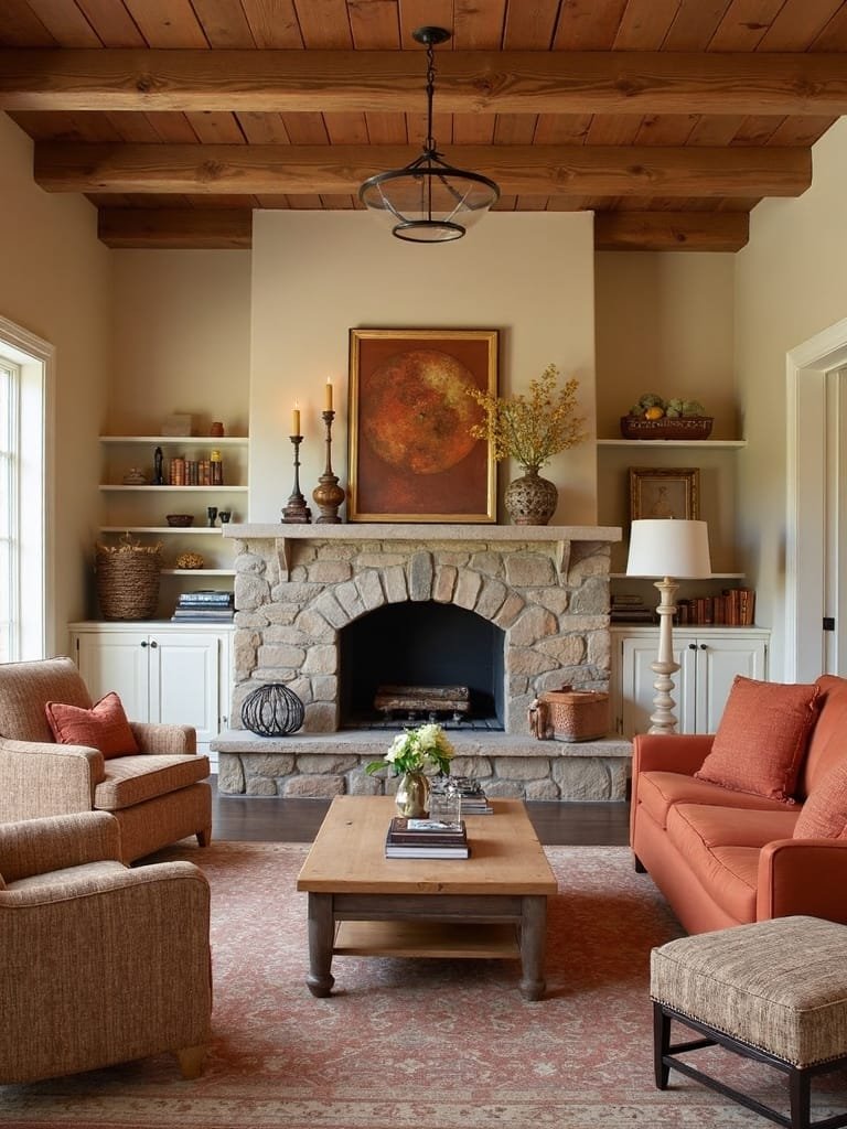 warm earthy color scheme