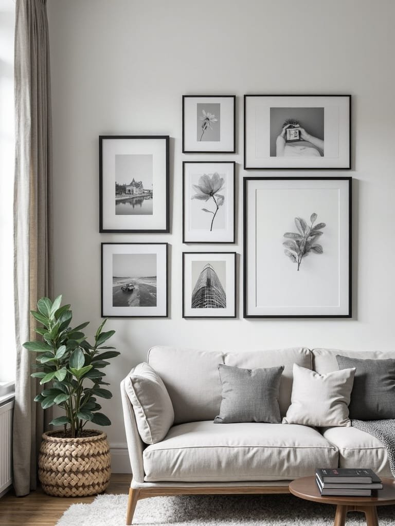 artistic quote display arrangement