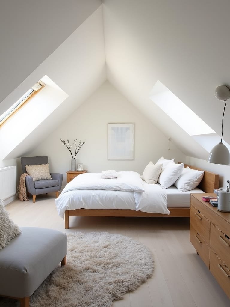 attic bedroom paint ideas