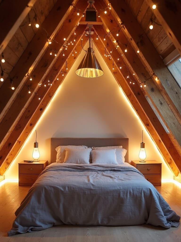 attic lighting design ideas
