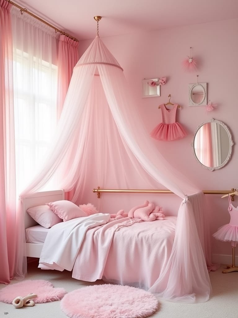 ballerina themed kids bedroom decor