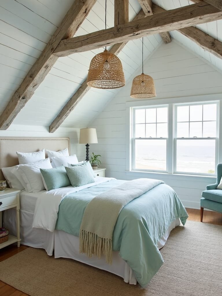 beachy retreat in attic