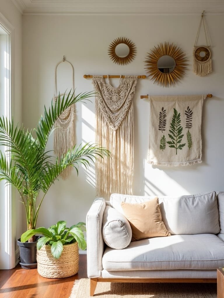 bohemian mixed media decor