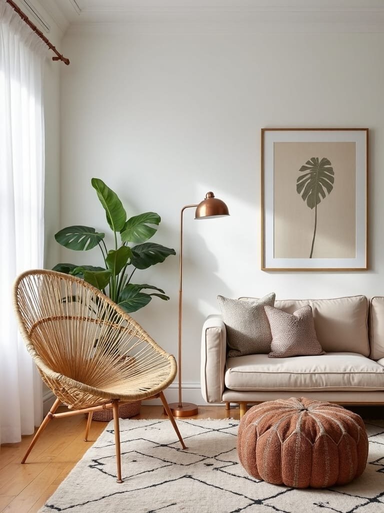 bohemian modern minimalist style