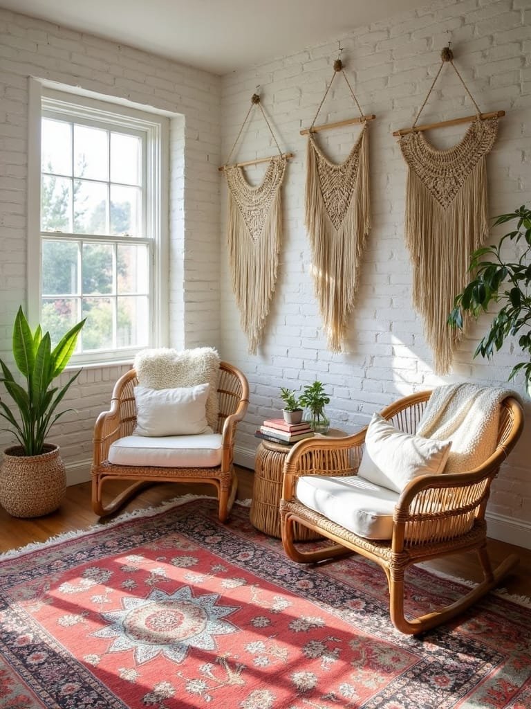 bohemian style with textures