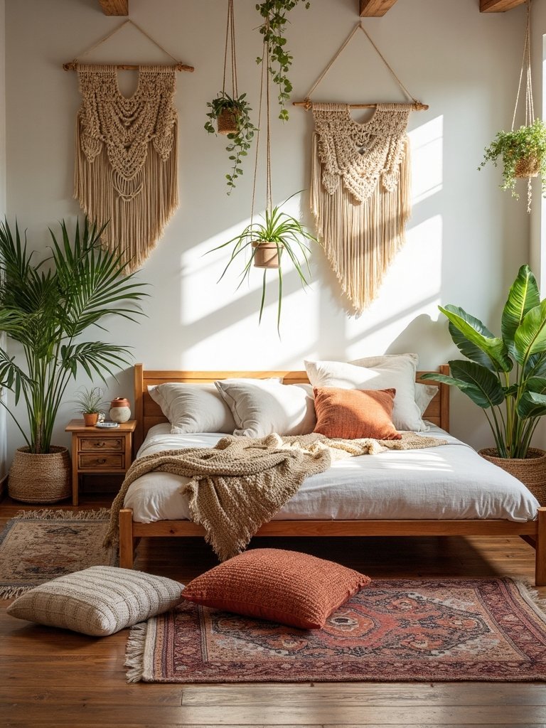 bohemian textured natural eclectic