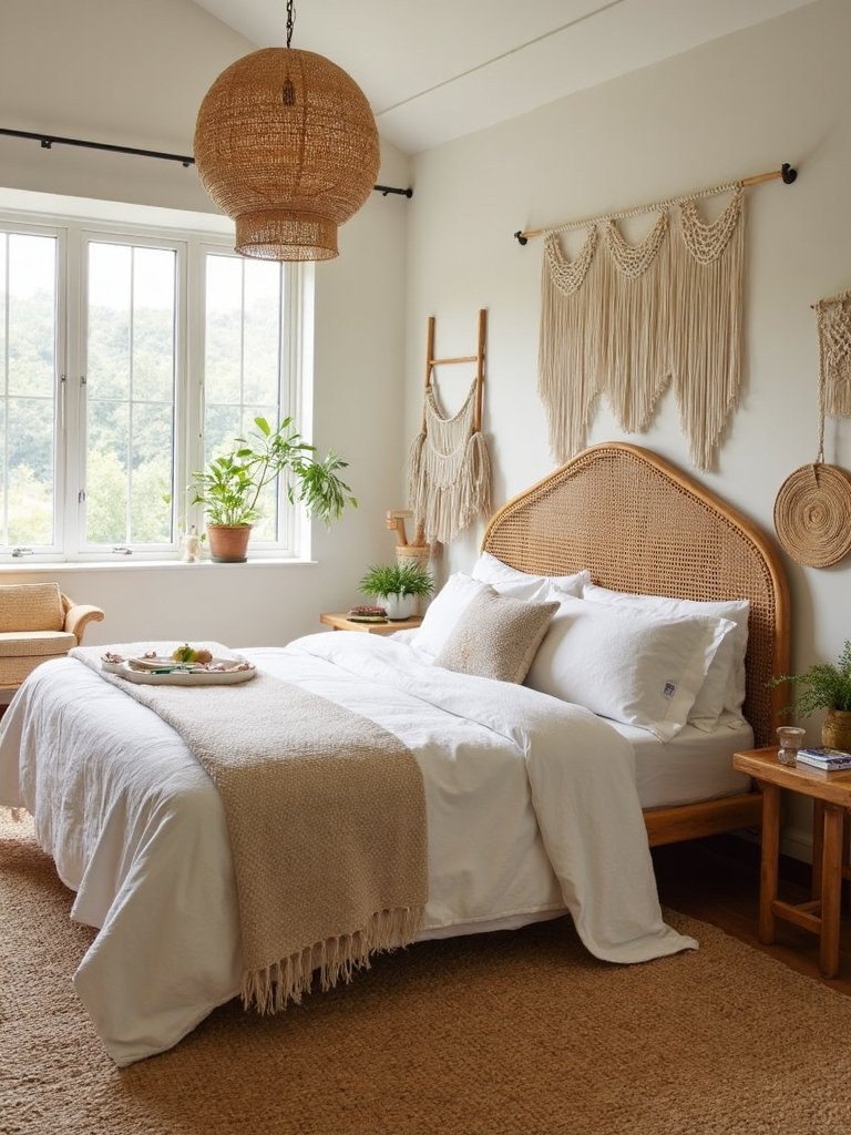 boho bedroom earthy retreat
