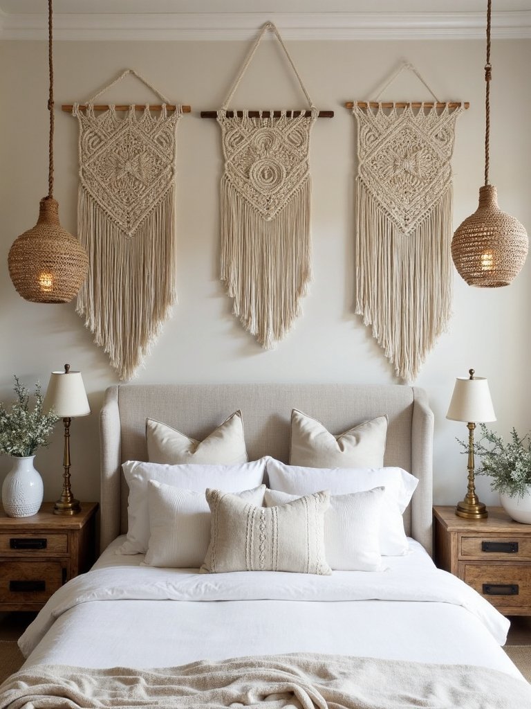 boho bedroom sanctuary rich textures