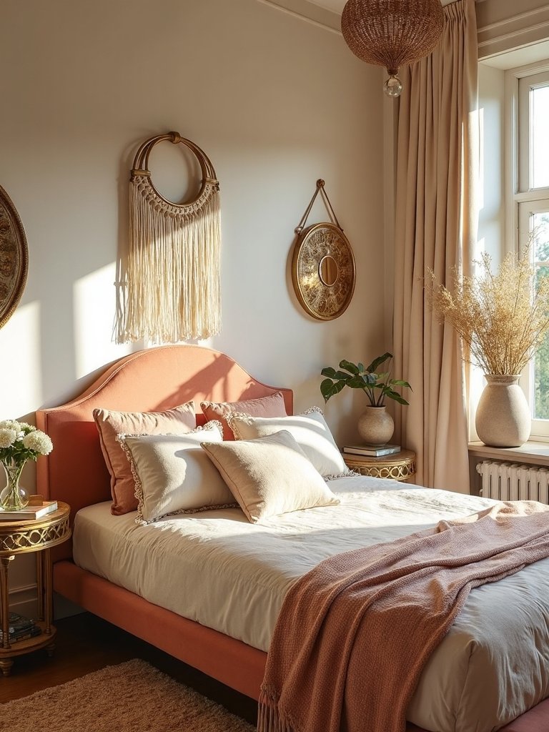 boho chic organic metallic harmony