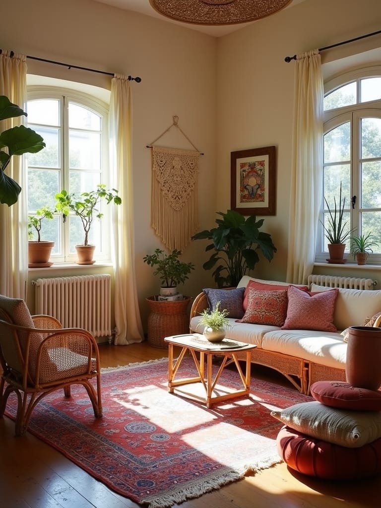 boho living room inspiration