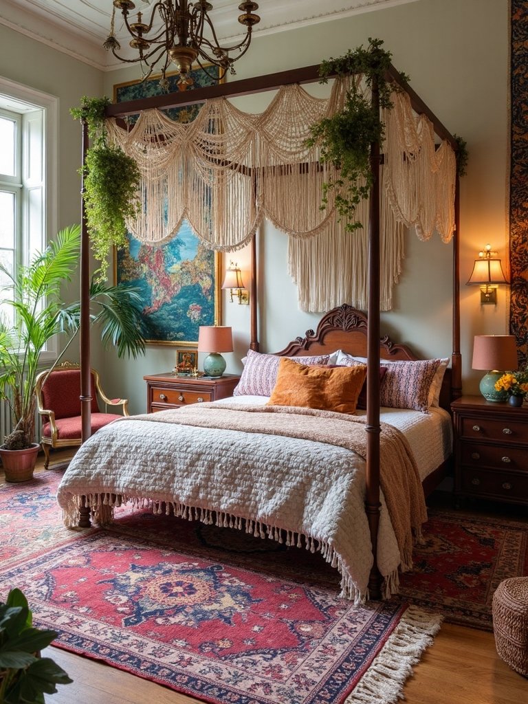 boho sanctuary maximalist mood ambiance