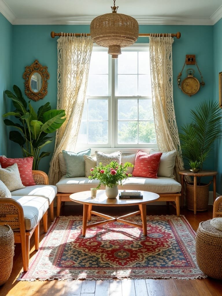 botanical themed azure retreat
