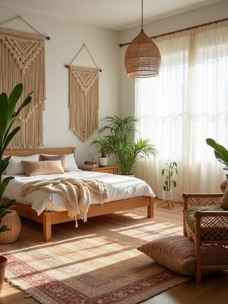 budget friendly bohemian bedroom decor