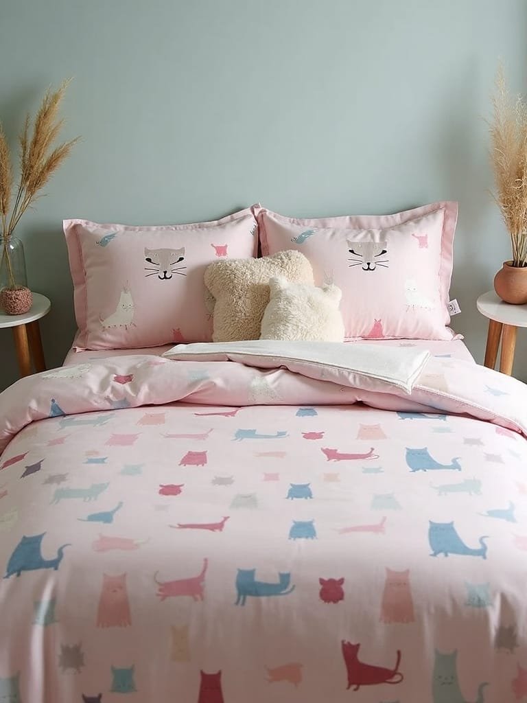 cat inspired bedding collections