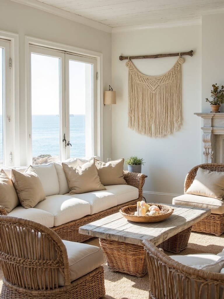coastal decor with nature