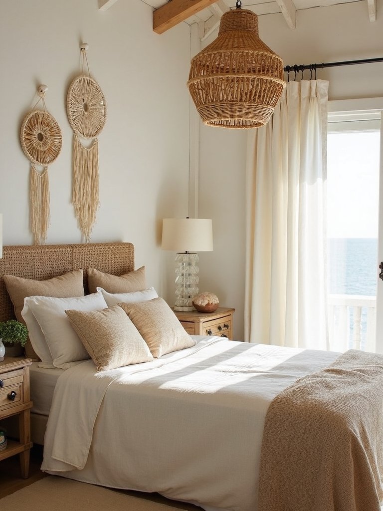 coastal rattan woven texture wonderland