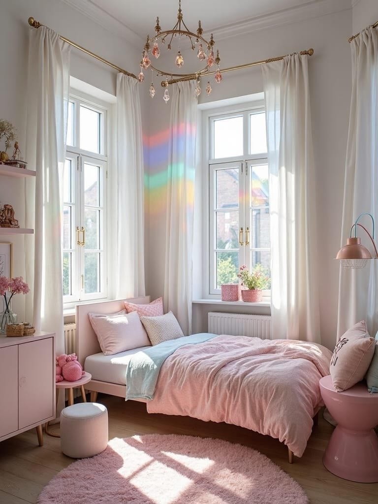 colorful geometric design accents