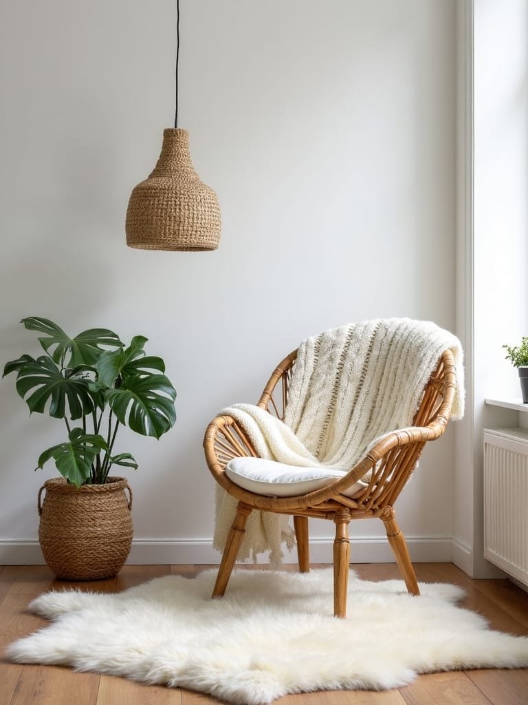 comfortable reading spaces created