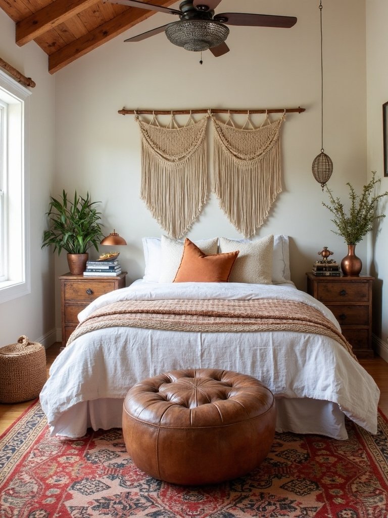 compact boho western bedroom retreat