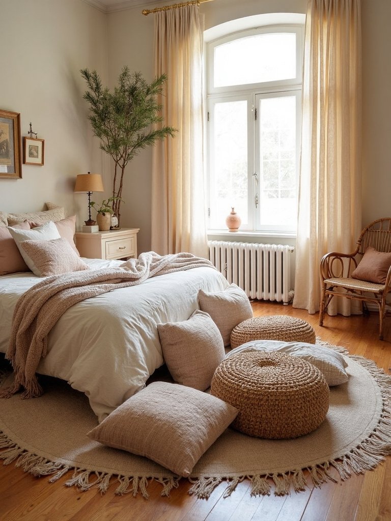 cozy bohemian lounge retreat