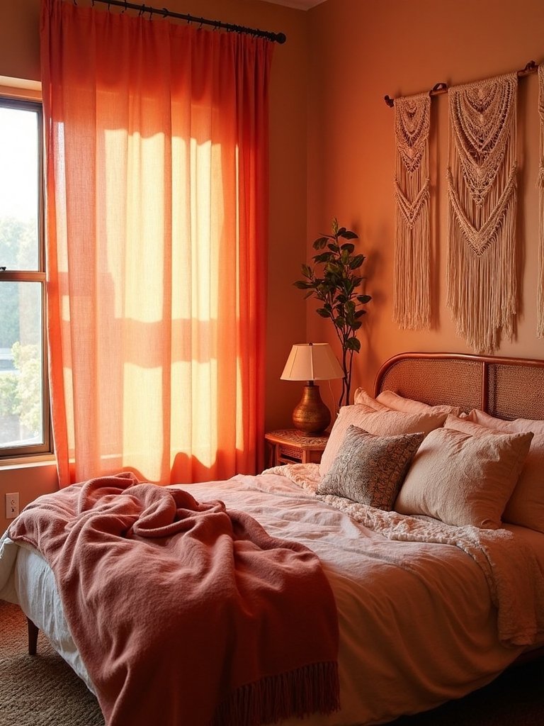 cozy bohemian sunset sanctuary