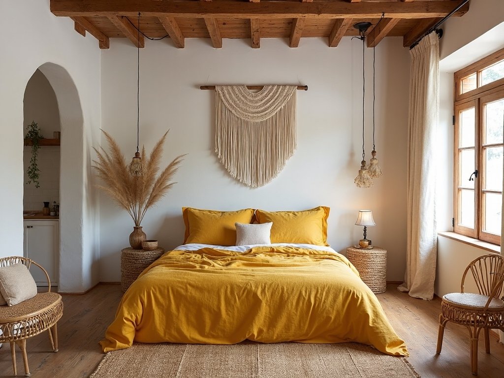 cozy boho bedroom charm