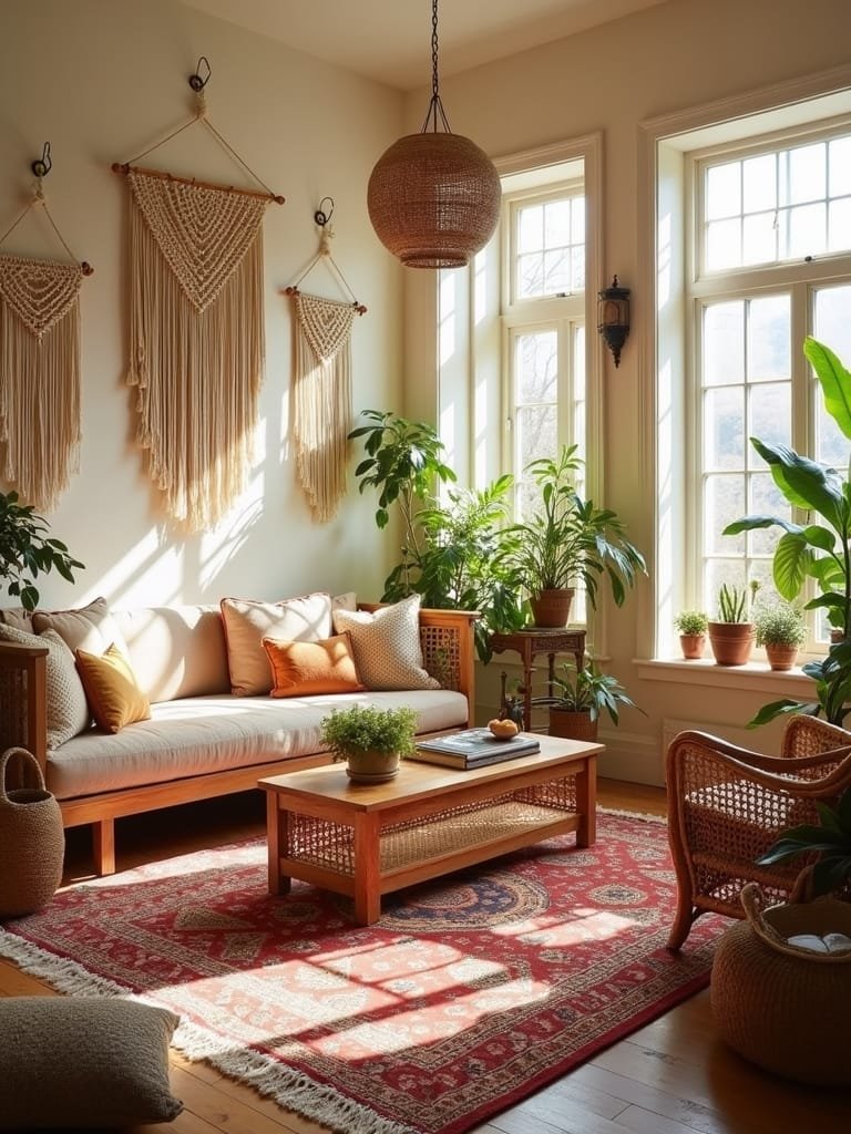 cozy boho living room ideas