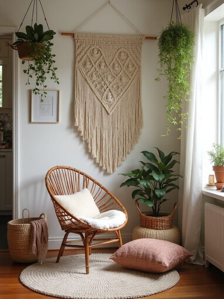 cozy corner reading space